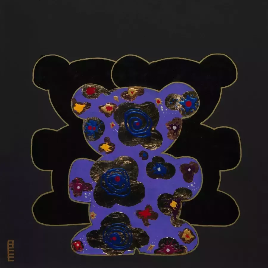 Queence Artprint op linnen Bears XII (1 stuk)