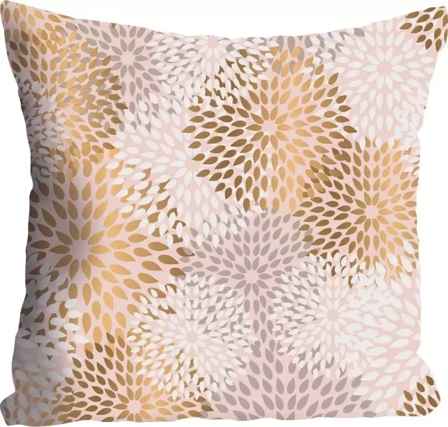 Queence Sierkussen Justin Kussenhoes mandala patroon abstract geometrisch symmetrisch (1 stuk) - Foto 2