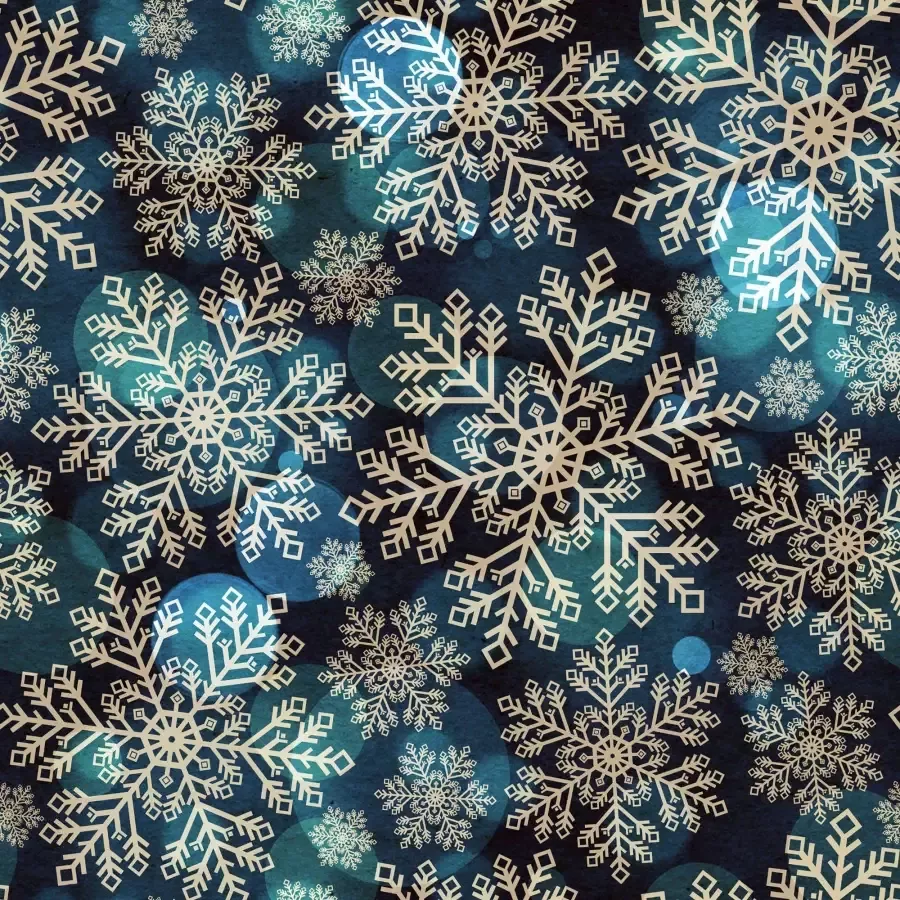 Queence Sierkussen Kristina Kussenhoes sneeuwvlokken winters kerst feestelijk glinsterend (1 stuk)