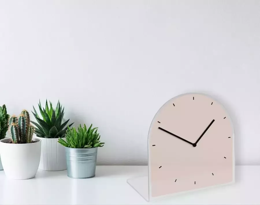 Queence Tafelklok Helene Tafel klok modern geruisloos (1 stuk) - Foto 2