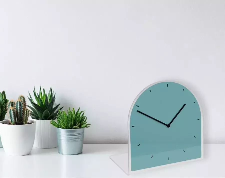 Queence Tafelklok Helene Tafel klok modern geruisloos (1 stuk) - Foto 2