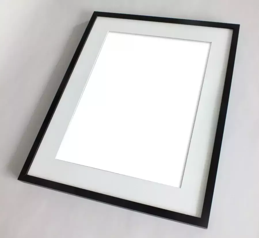 Queence Wanddecoratie Beschermengel ABC HD premium posterdruk incl. houten lijst (1 stuk)