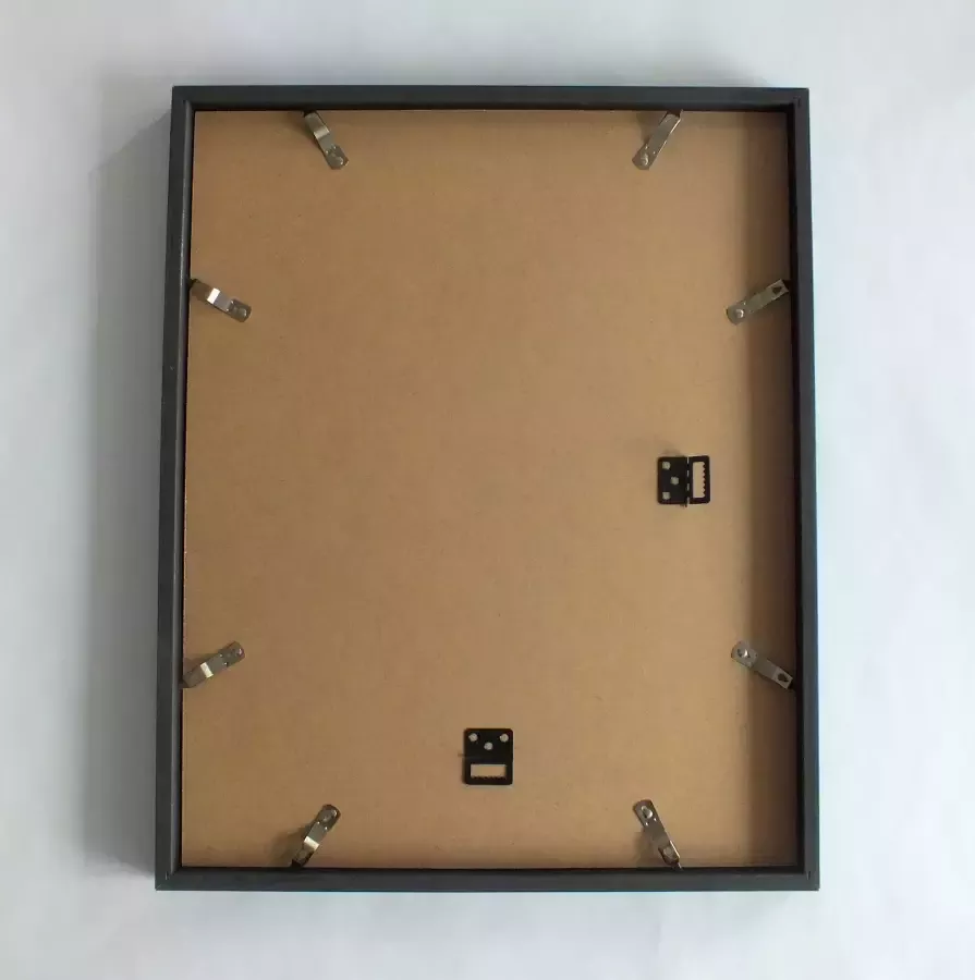 Queence Wanddecoratie Beschermengel opa HD premium posterdruk incl. houten lijst (1 stuk)