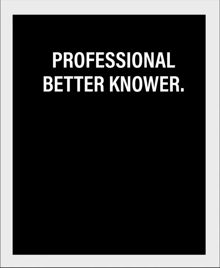 Queence Wanddecoratie PROFESSIONAL BETTER KNOWER. (1 stuk) - Foto 4