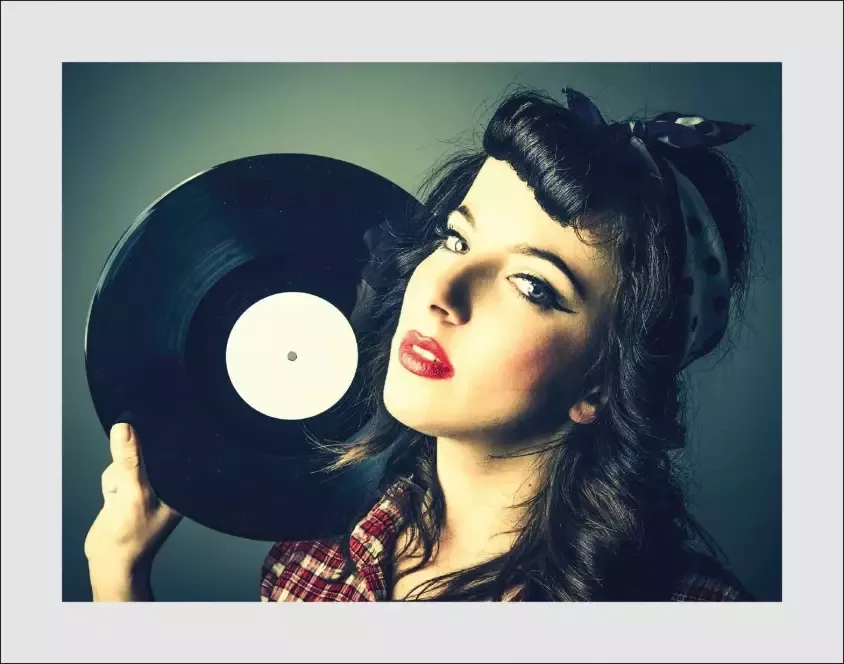 Queence Wanddecoratie Vinyl HD premium posterdruk incl. houten lijst (1 stuk) - Foto 5