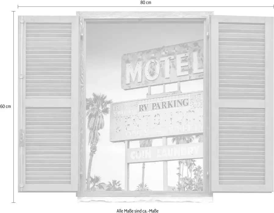 Queence Wandfolie Motel (1 stuk) - Foto 2