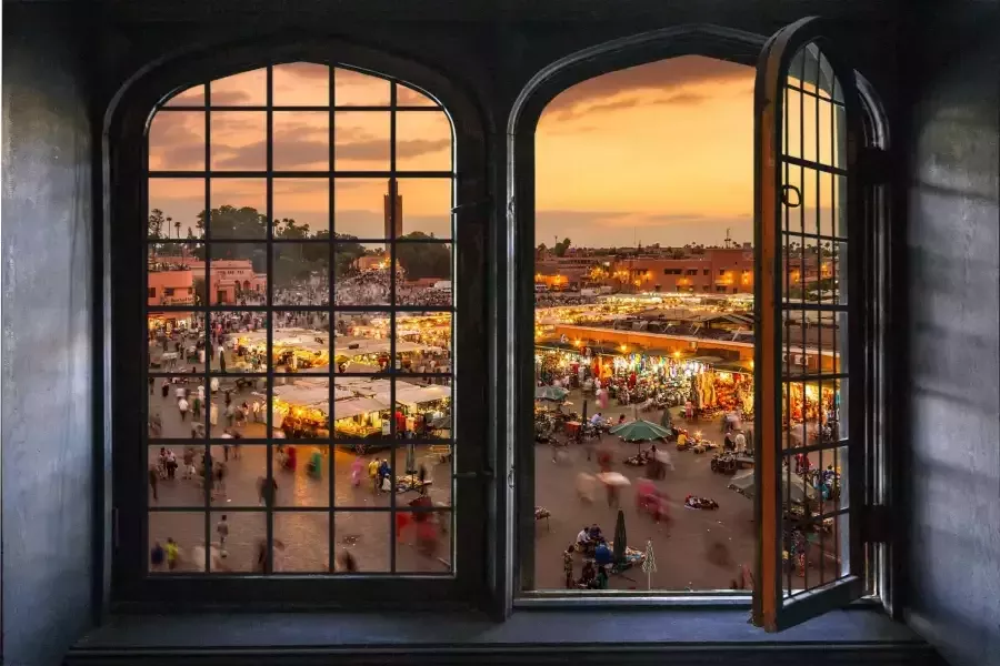 Queence Wandfolie Stevig Muursticker muurdecoratie zelfklevend 3D raam - Foto 2