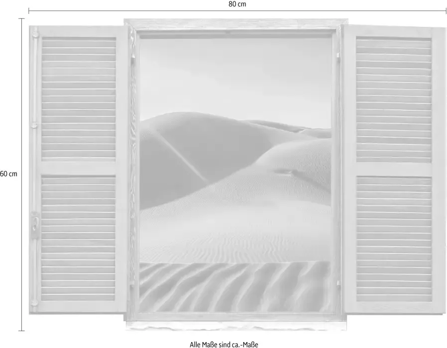 Queence Wandfolie Woestijn (1 stuk) - Foto 1