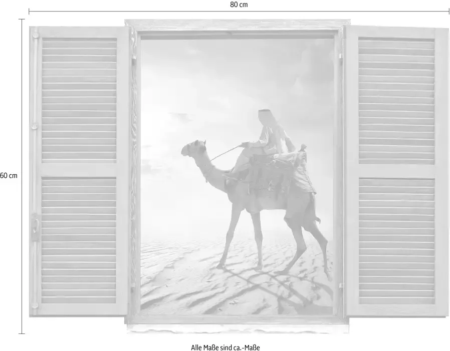 Queence Wandfolie Woestijn (1 stuk) - Foto 2
