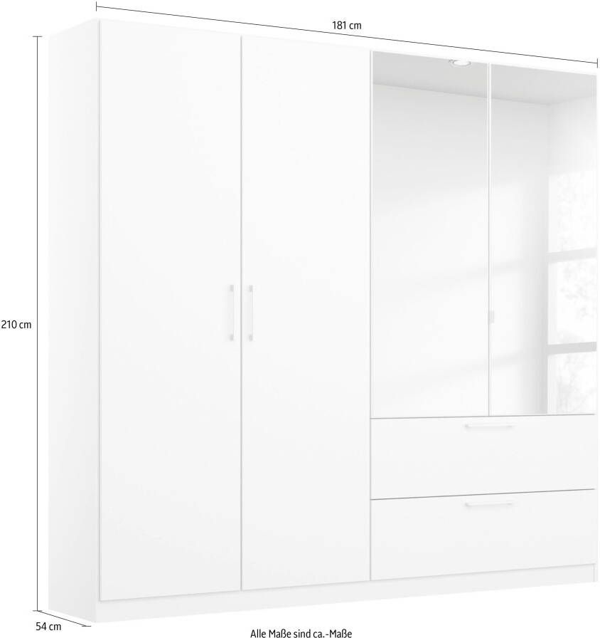 OTTO Draaideurkast Kledingkast kast garderobe linnenkast CHALLENGER - Foto 10