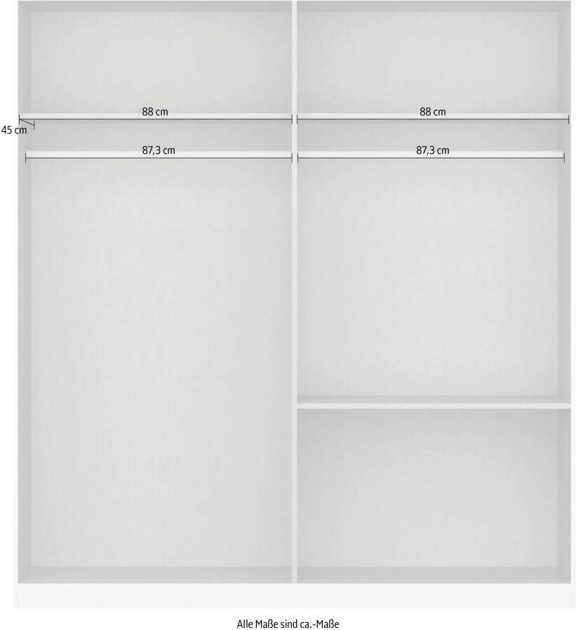 OTTO Draaideurkast Kledingkast kast garderobe linnenkast CHALLENGER - Foto 11