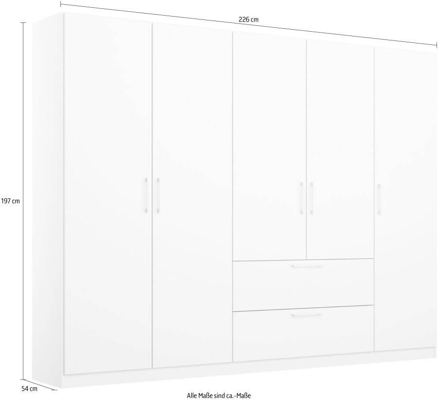 OTTO Draaideurkast Kledingkast kast garderobe linnenkast CHALLENGER - Foto 10