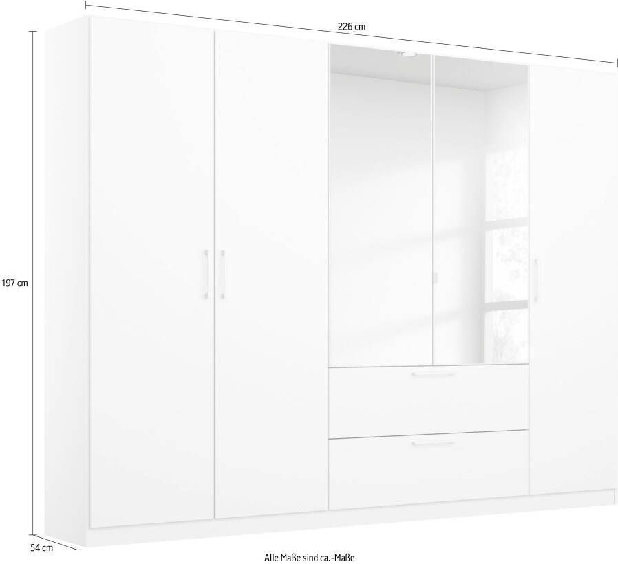 OTTO Draaideurkast Kledingkast kast garderobe linnenkast CHALLENGER - Foto 11