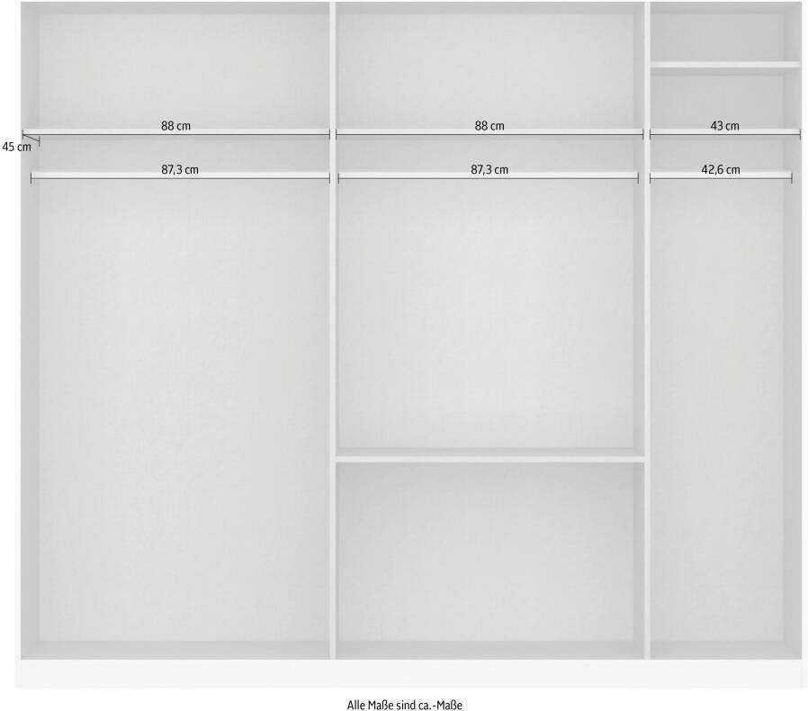 OTTO Draaideurkast Kledingkast kast garderobe linnenkast CHALLENGER - Foto 10