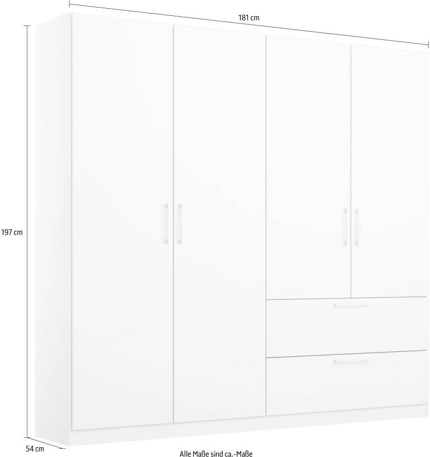 OTTO Draaideurkast Kledingkast kast garderobe linnenkast CHALLENGER - Foto 9