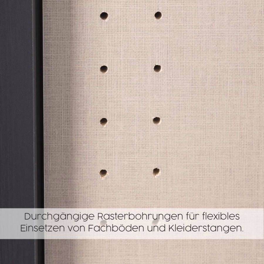 Rauch Draaideurkast Costa Kleiderschrank Garderobe in zwei Breiten und vielen Farben - Foto 6