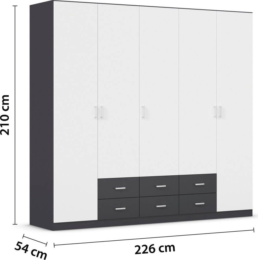 Rauch Draaideurkast Gamma met 6 lades in eenvoudig design topseller made in germany - Foto 7