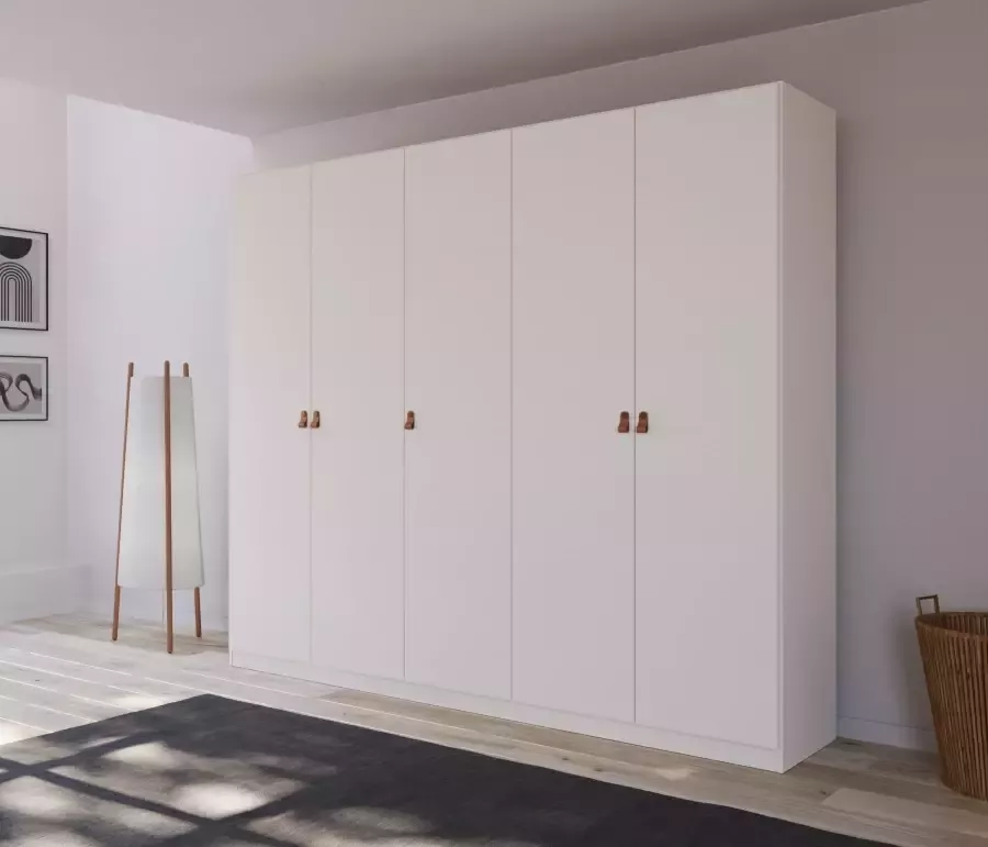 Rauch Draaideurkast Homey by Quadra Spin met greeplussen van zacht cognacbruin leer - Foto 10