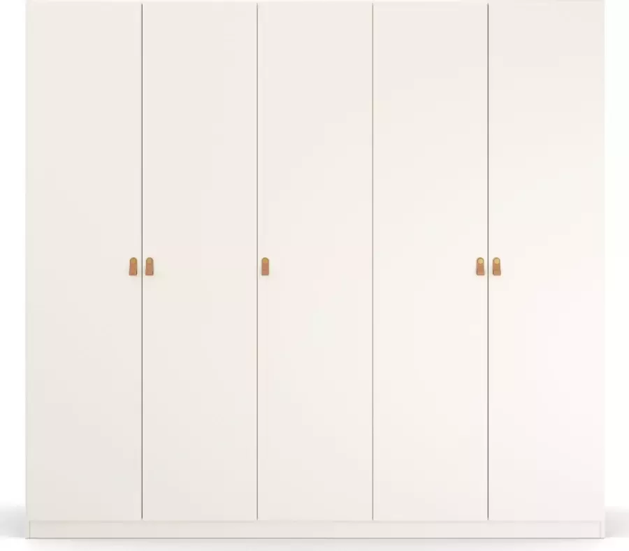 Rauch Draaideurkast Homey by Quadra Spin met greeplussen van zacht cognacbruin leer - Foto 7