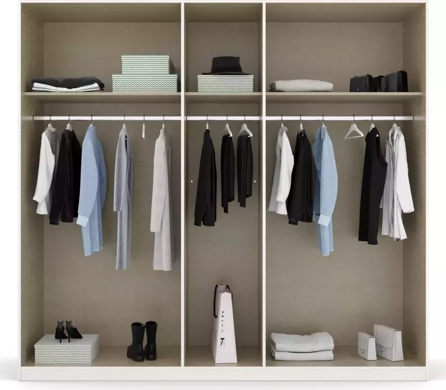 Rauch Draaideurkast Homey by Quadra Spin met greeplussen van zacht cognacbruin leer - Foto 8