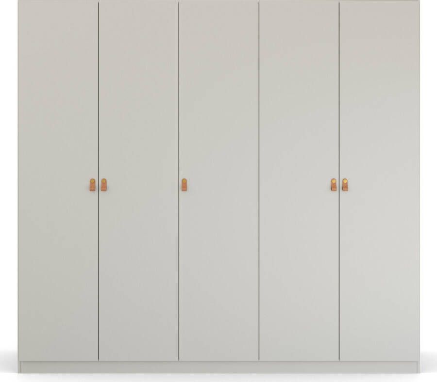 Rauch Draaideurkast Homey by Quadra Spin met greeplussen van zacht cognacbruin leer - Foto 6