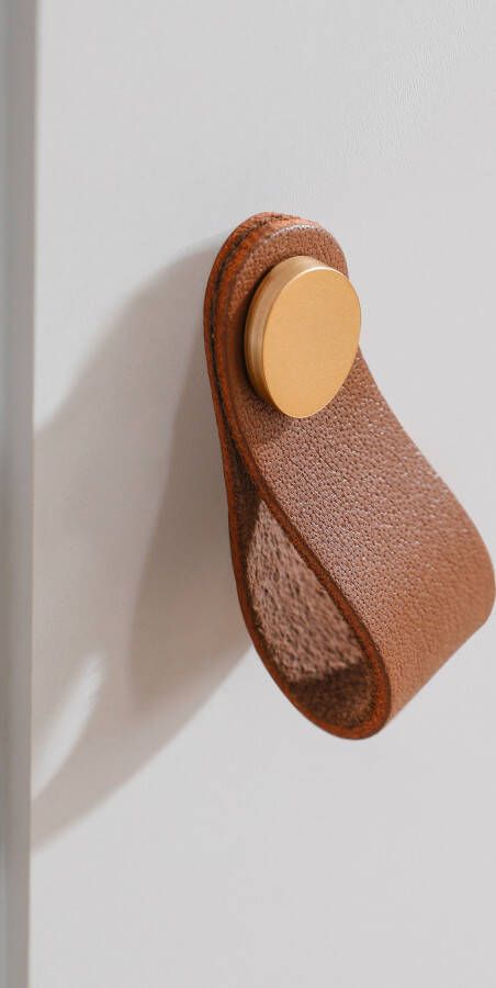 Rauch Draaideurkast Homey by Quadra Spin met greeplussen van zacht cognacbruin leer - Foto 12