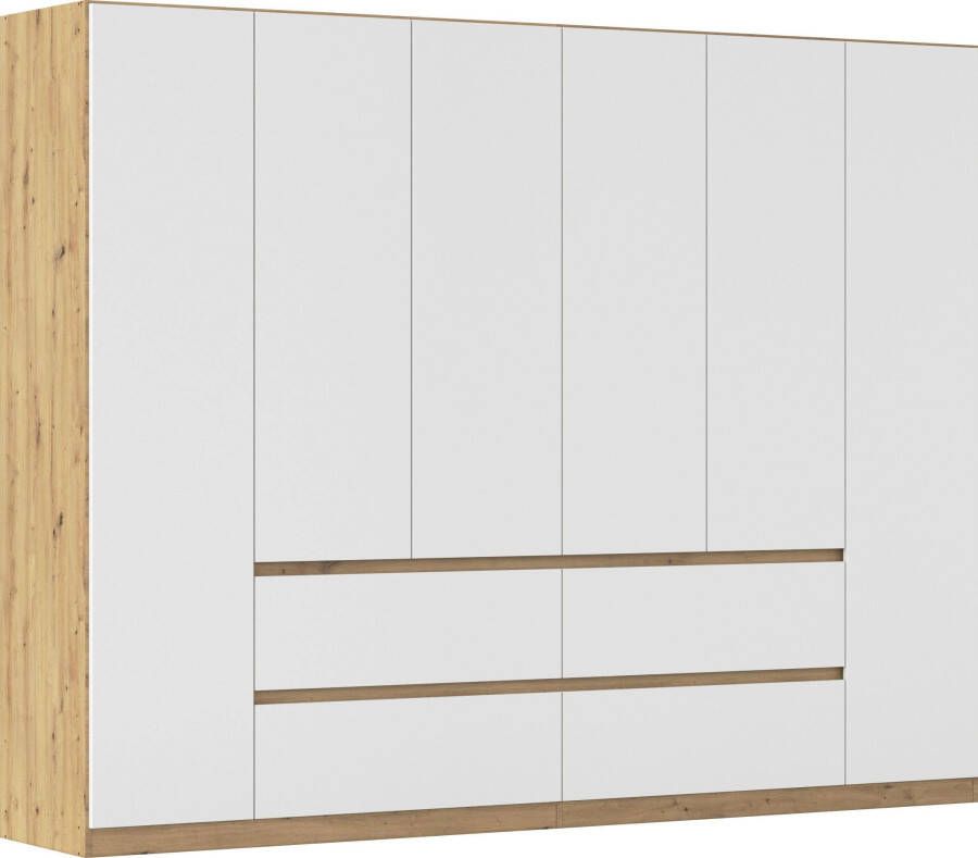 Rauch Draaideurkast Kledingkast kast garderobe garderobekast MAINZ greeploze front buitendeuren met push-to-open functie made in germany - Foto 8