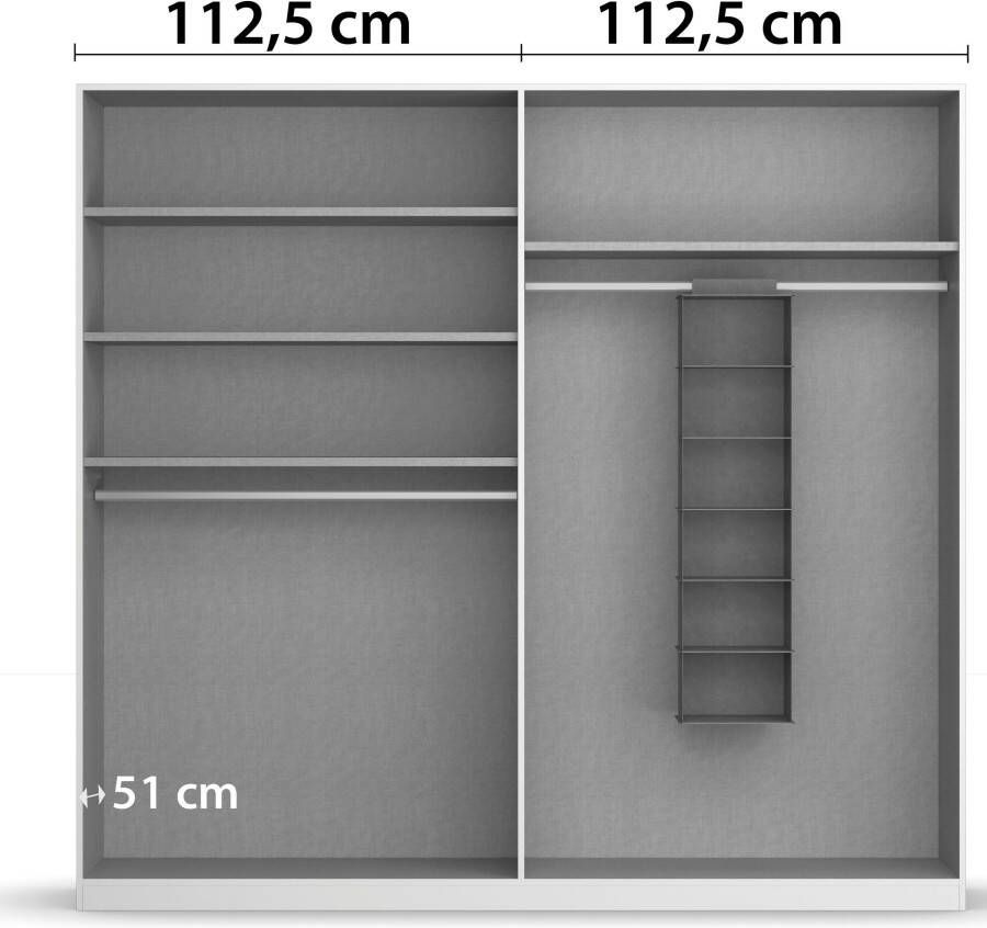 Rauch Draaideurkast Modi Kleiderschrank Garderobe Garderobenschrank Stauraumwunder - Foto 8