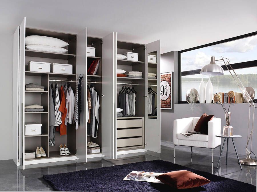 Rauch Draaideurkast Kledingkast kast garderobe linnenkast BESTSELLER MONTCLAR met uitgebreide binneninrichting en hoogglans front made in germany - Foto 8