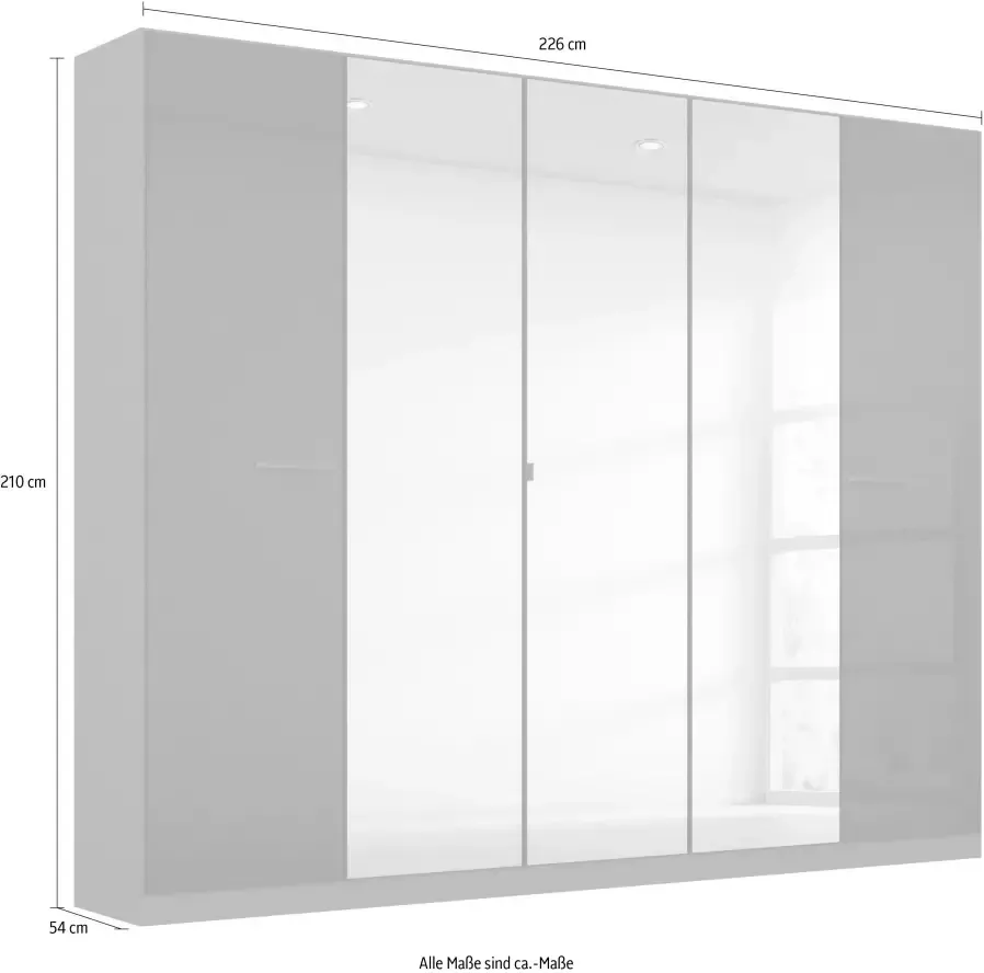 Rauch Draaideurkast Kledingkast kast garderobe TOPSELLER OTELI incl. binnenindeling - Foto 5
