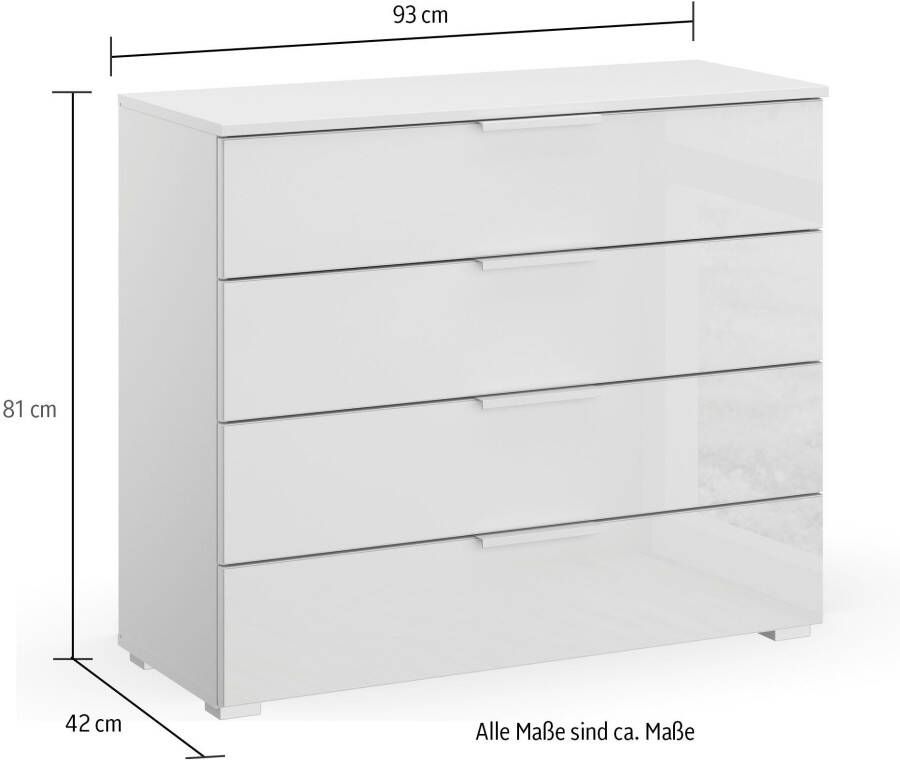 Rauch Kast Koluna met glazen front 4 laden inclusief set van 6 vilten boxen - Foto 2