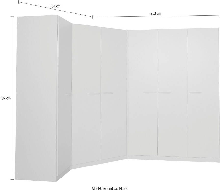 OTTO Kastenset Kledingkast VANDOR 6-deurs met veel opbergruimte kasten afzonderlijk te plaatsen made in germany - Foto 9