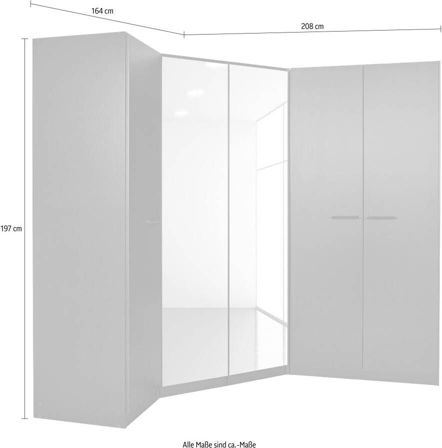 OTTO Kastenset Kledingkast VANDOR 5-deurs met veel opbergruimte kasten afzonderlijk te plaatsen made in germany - Foto 5