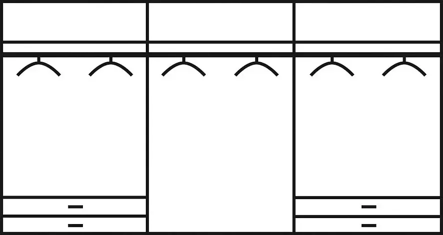 Rauch Draaideurkast Borbona Kledingkast kast garderobe waskast BORBONA in 2 breedtes - Foto 19