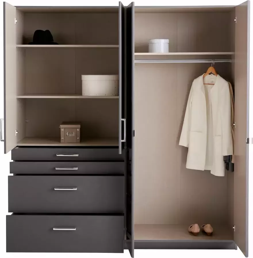 Rauch Kledingkast Harburg bestseller in de slaapkamer Slaapkamerkast garderobe met spiegel - Foto 3