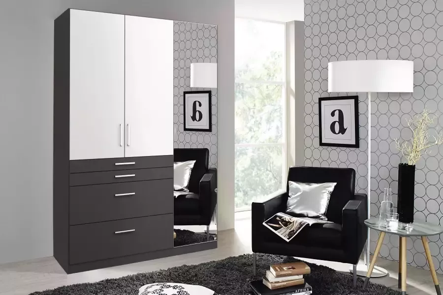 Rauch Kledingkast Harburg bestseller in de slaapkamer Slaapkamerkast garderobe met spiegel - Foto 4