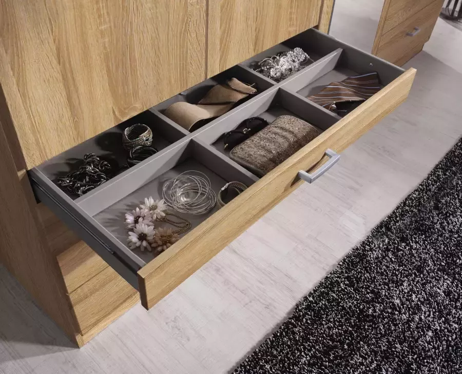 Rauch Kledingkast Kast Garderobe Linnenkast WILDBERG met 6 laden bovenste lade met houten indeling made in germany - Foto 19