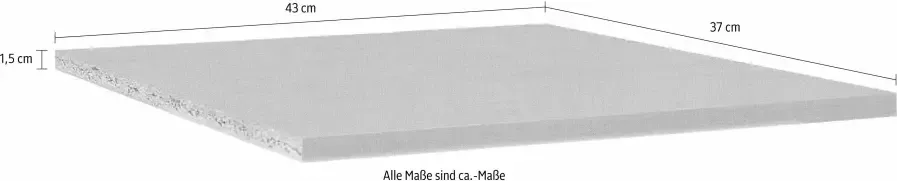 Rauch Plank Zubehör für Schränke der Serie MINOSA Schranktiefe 41 cm - Foto 2