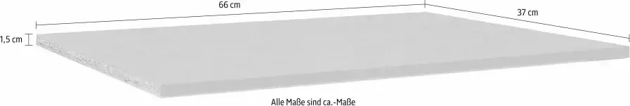 Rauch Plank Zubehör für Schränke der Serie MINOSA Schranktiefe 41 bzw. 48 cm - Foto 2