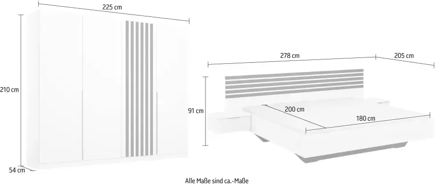 Rauch Slaapkamerserie Lamella met elegante lattengarnering (set) - Foto 20