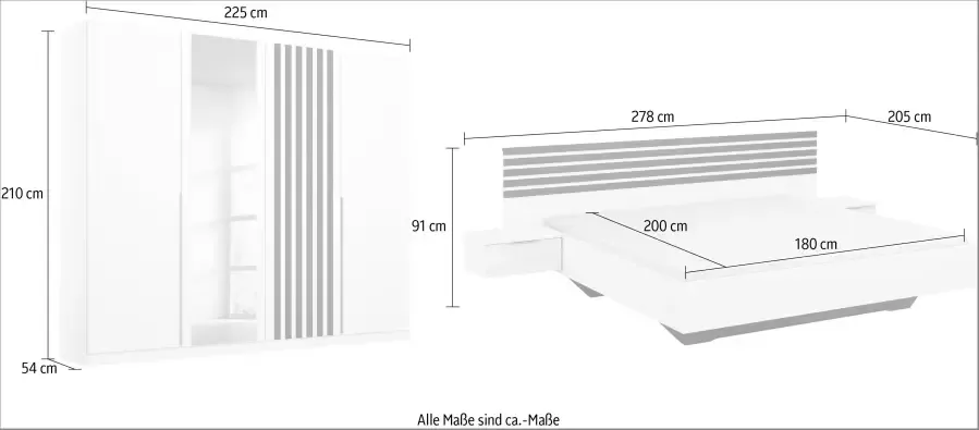 Rauch Slaapkamerserie Lamella met elegante lattengarnering (set) - Foto 19