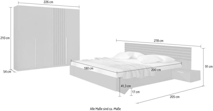 Rauch Slaapkamerserie Lamella met elegante lattengarnering (set) - Foto 17