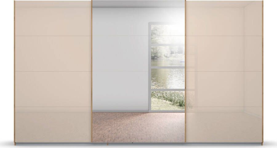 Rauch Zweefdeurkast Koluna Glazen front met spiegel inclusief 2 lades en extra planken - Foto 19