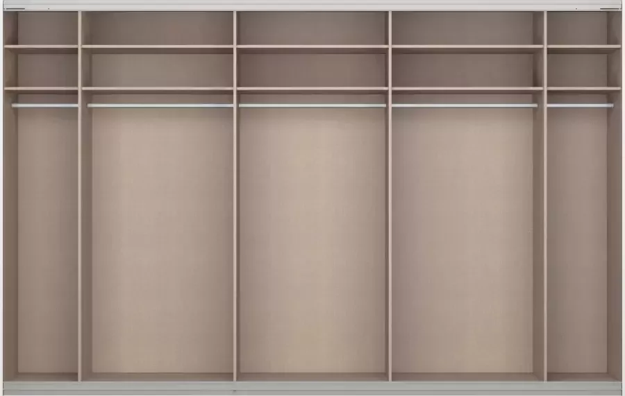 Rauch Zweefdeurkast Kledingkast kast garderobe ORACLE met spiegelfront inclusief lade-inzet en extra legplanken made in germany - Foto 14