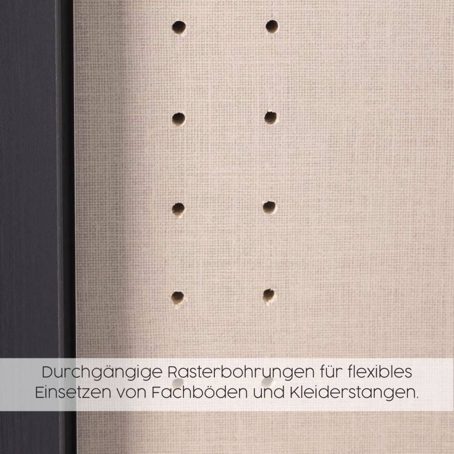 Rauch Zweefdeurkast Kledingkast kast garderobe ORACLE met spiegelfront inclusief lade-inzet en extra legplanken made in germany - Foto 7