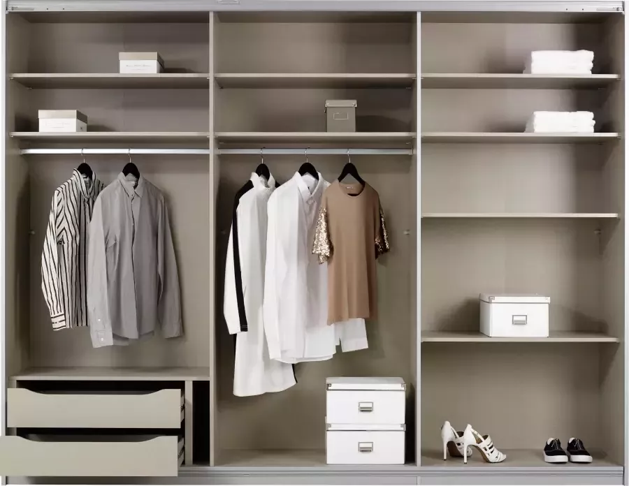 Rauch Zweefdeurkast Kledingkast Kast Garderobe Slaapkamerkast TUBONA met uitgebreide binneninrichting en passe-partout made in germany - Foto 8