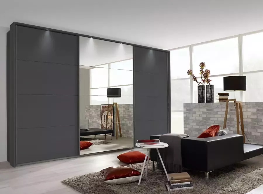 Rauch Zweefdeurkast Kledingkast Kast Garderobe Slaapkamerkast TUBONA met uitgebreide binneninrichting en passe-partout made in germany - Foto 6