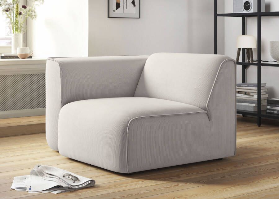 OTTO Fauteuil Bank-hoekelement afmetingen B D H: 109 97 46 cm als module of apart te gebruiken voor individuele samenstelling - Foto 3