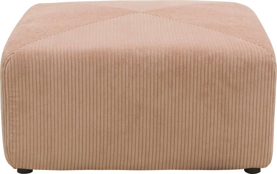 RAUM.ID Hocker Gerrid Ribfluwelen bekleding passend bij de modulaire serie "Gerrid" - Foto 2