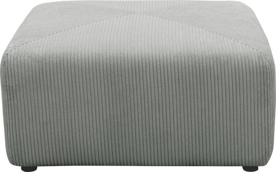 RAUM.ID Hocker Gerrid Ribfluwelen bekleding passend bij de modulaire serie "Gerrid" - Foto 2